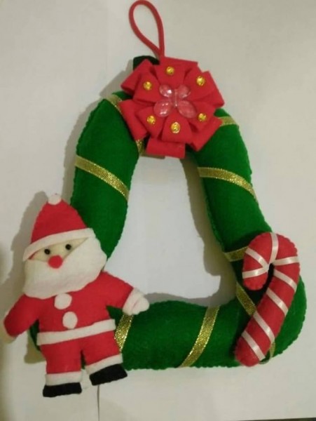 Hanging Door Lonceng Santa 